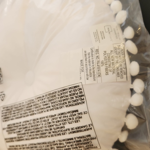 Large Decorative Pillow circular 16" - Picture 2 of 2